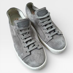 Santoni Clean Icon Suede Sneakers - Grey - US 7 M